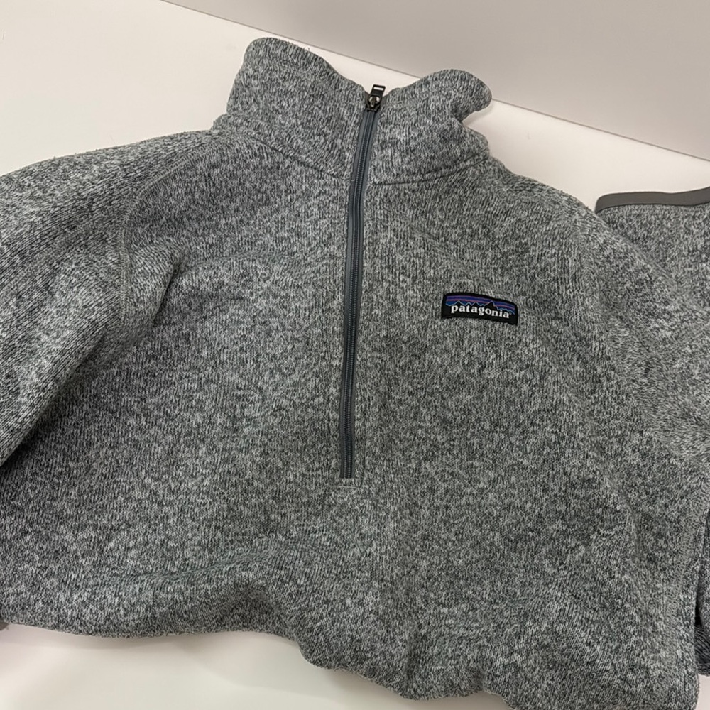 Patagonia Gray Half-Zip Sweater